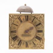 Joseph Hocker, Basingstoke a mid-18th century longcase movement and dial,