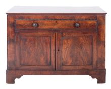 A late 18th Century French mahogany buffet a ecrire,