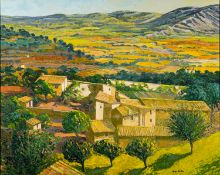 Alan Cotton (British, b. 1936) - Farmstead near Gordes, Provence