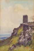 Frederick John Widgery (British, 1861-1942) - Brent Tor - Watercolour - 25 x 17cm,