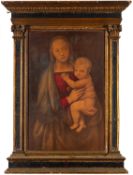 Italian School, 20th Century - A Tabernacle frame - Painted wood - 55.5 x 35cm sight size, 78.