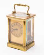 Gay, Lemaille a late-Victorian French brass carriage clock