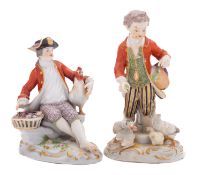 Two Meissen figures,