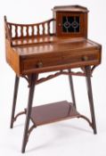 An Arts & Crafts mahogany writing desk,
