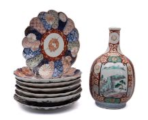 A group of Japanese porcelain,