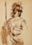 Richard Parkes Bonington (British,1802 - 1828) after Guercino - Portrait of a soldier,