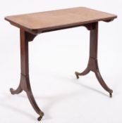 A Regency mahogany writing table,