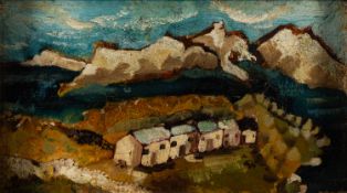 Leslie Zukor (Irish, 1921-2004) - Atlantic Drive, Rosapenne, Co. Donegal - Oil on panel - 19.