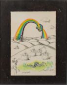 *Ronald William Fordham Searle CBE (British, 1920-2011) - 'An angel passed...