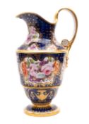 A large Coalport porcelain ewer,
