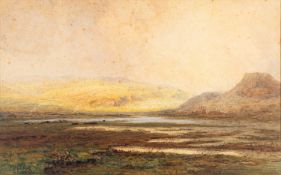 Charles Edward Hern (British, 1848-1894) - 'Evening Glow' - Great St.