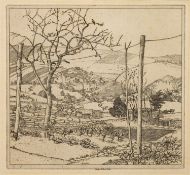 Robert Sargent Austin (British,1895-1973) - Early Spring, Gloucestershire - Etching - 19 x 21cm, 46.