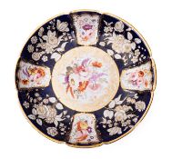 A large and previously unrecorded Coalport centre dish,