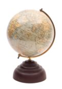 An 8 inch terrestrial table globe, Geographia Ltd, London,