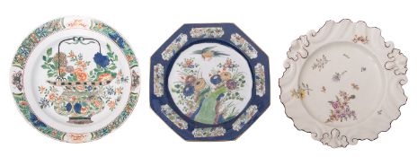 Three pieces of Samson porcelain,