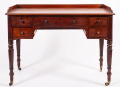A Regency mahogany writing table,