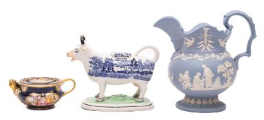 A mixed group of ceramics,