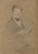 James Abbot McNeill Whistler (American, 1834-1903) - Sketch of George Lewis,