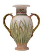 A Minton porcelain 'Well Spring' vase, after a design by Richard Redgrave,
