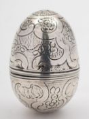An 18th century Continental silver snuff