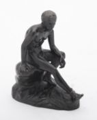 An Italian style bronze of Hermes seat o
