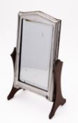 A George V silver and oak framed dressin