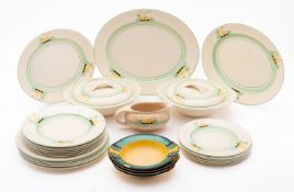 A Burleigh pottery part dinner service.