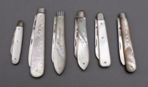 A mixed group 19th century silver and mo