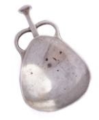 An Arts & Crafts silver caddy spoon, by A.