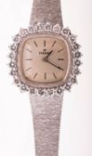 Tissot - A ladies diamond cocktail watch,