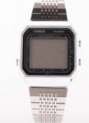 Casio TC-800 Module No 119 a Touch Sensor Calculator wristwatch the cushion dial with buttons to