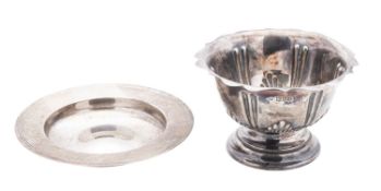 A modern silver 