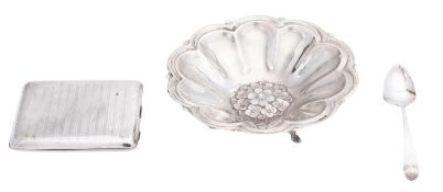 A 20th century Scandinavian silver dish, of polyfoil outline,