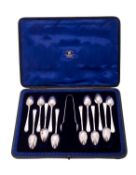 An early 20th century cased set of twelve 