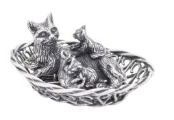 A modern continental silver miniature or toy,
