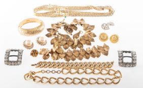 An impressive collection of vintage designer costume jewellery, (majority of items signed),