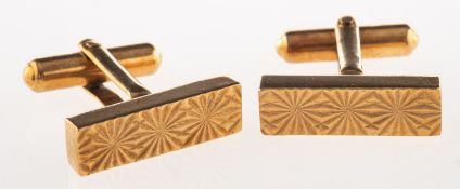 A pair of 9ct gold vintage cufflink's,