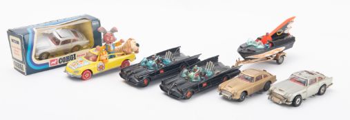 A Corgi diecast James Bond Aston Martin DB5.