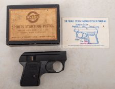 A Webley and Scott Sports Starting Pistol. .