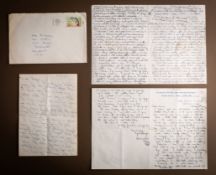 Reggie Kray (1933-2000). A four page manuscript letter to Violet Kray, dated '30.04.69'