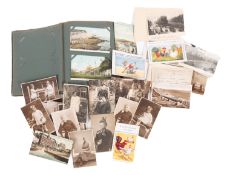 An early 20th Century Postcard album.