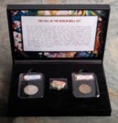 A Fall of the Berlin Wall coin set.