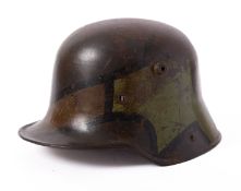 A WWI period German M1916 Stahlhelm.