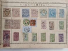 An old time stamp collection in 
