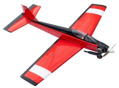 Two scratch built remote control aeroplanes,