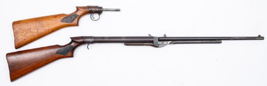 A BSA Club Standard underlever Air Rifle. Serial number CS35500, .
