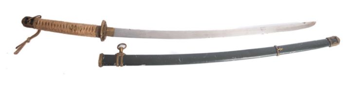 A reproduction Japanese katana,