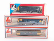 Three Lima OO/HO diesel locomotives.
