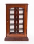 A late 19th Century mahogany specimen cabinet.