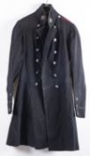 South Devon Militia. A Victorian Officers frock coat, circa 1850,